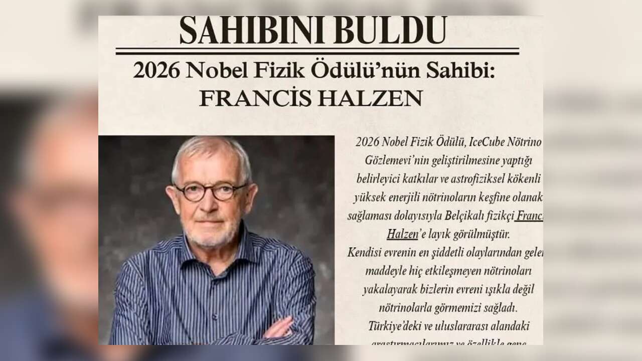 Nobel Fizik Ödülü'nün sahibi belli oldu