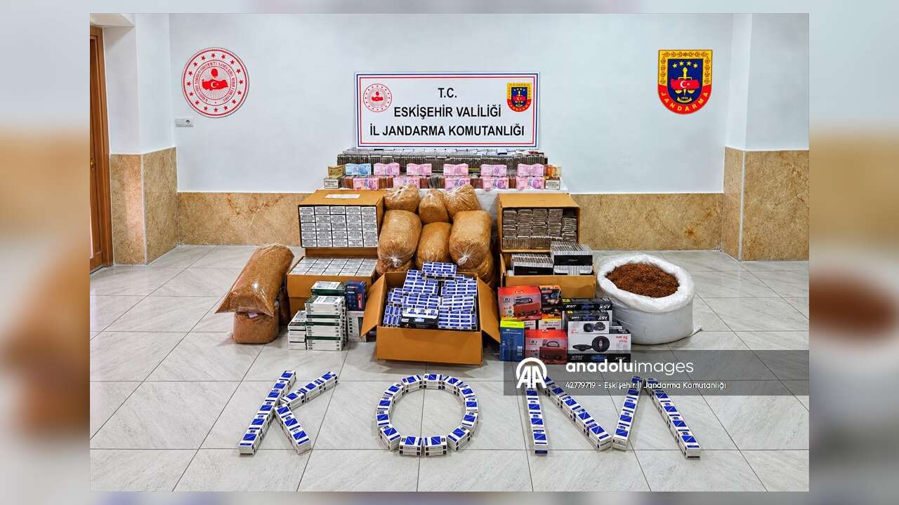 FLAŞ / Eskişehir'de kaçak tütün operasyonu