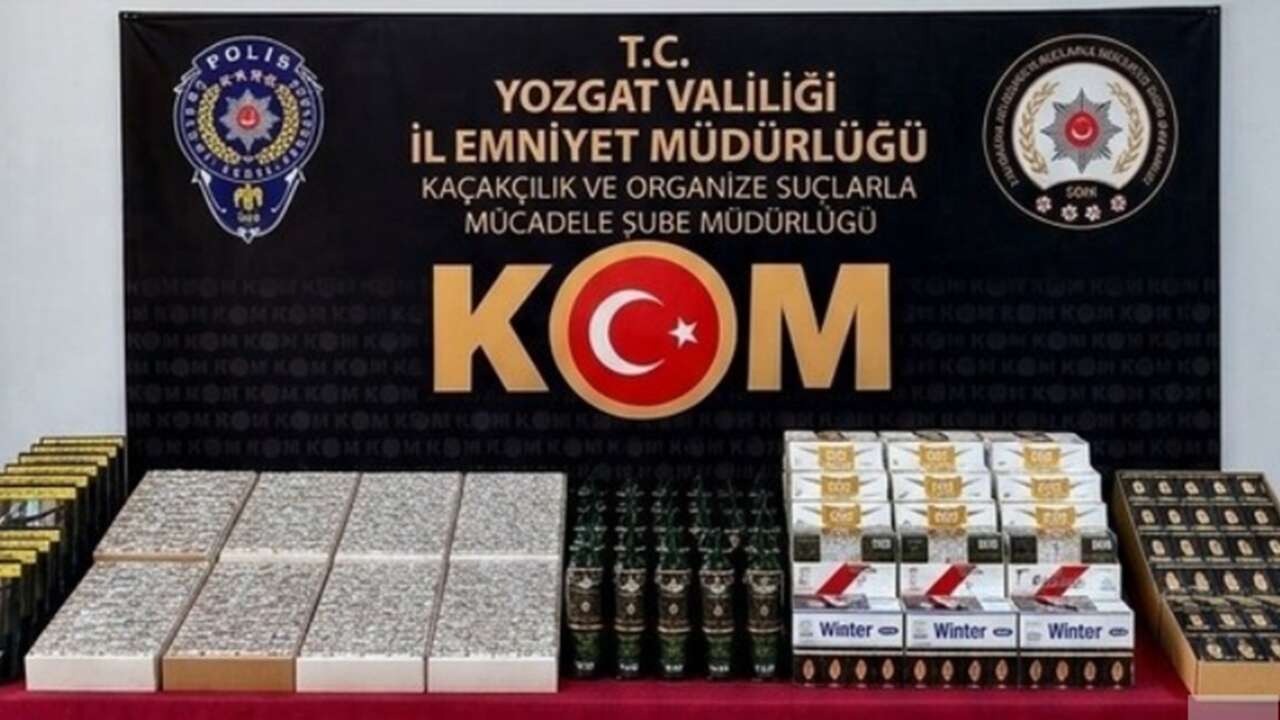 Yozgat'ta 35 bin doldurulmuş makaron ele geçirildi!