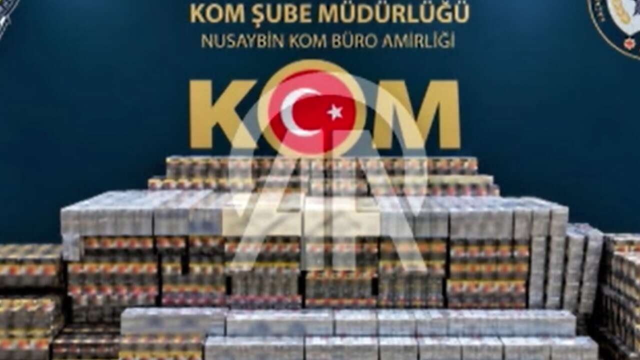 Nusaybin'de KAÇAK SİGARA Operasyonu