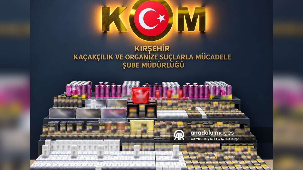 Kırşehir'de gümrük kaçağı sigara ele geçirildi!
