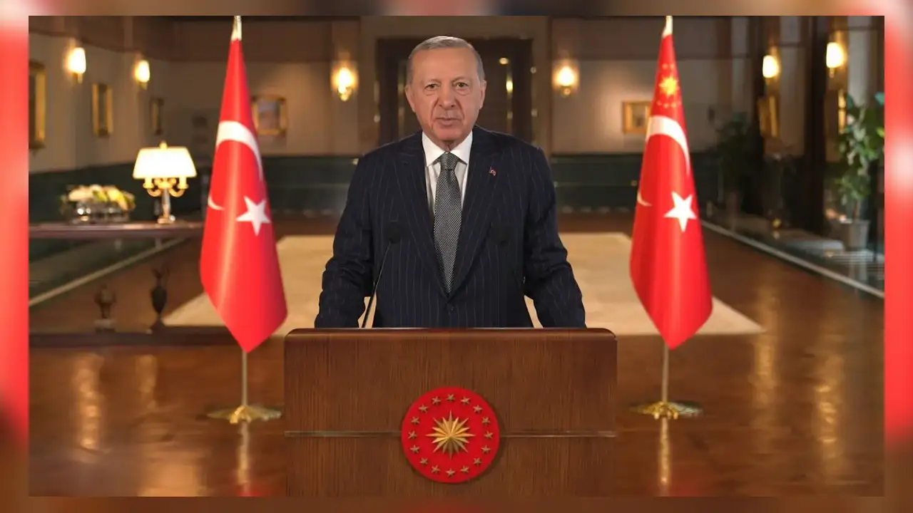 CUMHURBAŞKANI Erdoğan'dan "29 Ekim" mesajı
