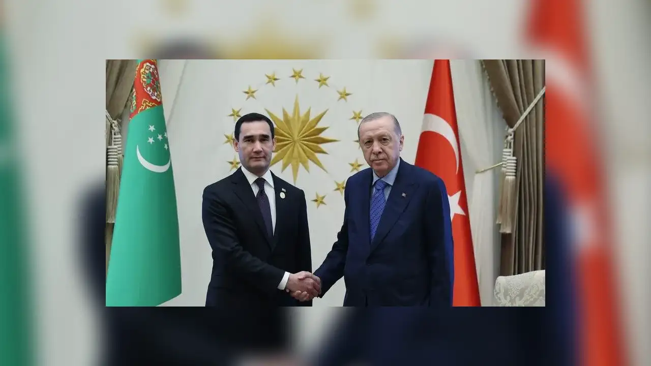 Cumhurbaşkanı Erdoğan, Türkmenistan Devlet Başkanı Berdimuhammedov ve Kırgızistan Cumhurbaşkanı Caparov ile görüştü