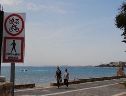 Side Plajı Doğa Yürüyüşü Yolunda Motosiklet Ve Bisiklet Kullanımı Yasaklandı