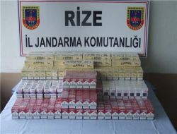 Rize'de 300 Litre Kaçak Mazot Ve 2 Bin 84 Paket Kaçak Sigara  Ele Geçirildi