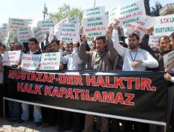 Mustazaf-der'in Kapatılması İstanbul'da Protesto Edildi!