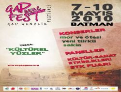 2. Uluslararası Gapgenç Festival İçin 2 Bin Genç Batman'a Gelecek