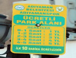 Adanalı Park Ücretini Adıyamanlı'dan Daha Çok Ödüyor