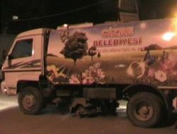 Cizre'de Sokak Temizliği Gece Yapılıyor
