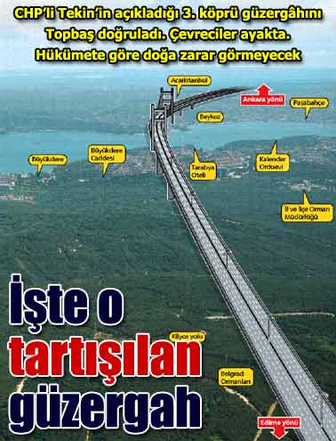 3.Köprü Tartışması