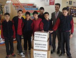 Kardeş Okula Kitap Yardımında Bulundular