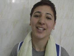 Kars'ta Bayan Böksörlerin Maçı Nefesleri Kesti!