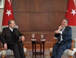 Cumhurbaşkanı Abdullah Gül, Laricani İle Görüştü!