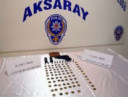 Aksaray'da 79 Adet Tarihi Sikke Ele Geçirildi!