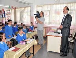Belediye Başkanı İlköğretim Öğrencilerine Yerel Yönetimler Dersi Verdi