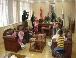 Başkan Vergili'nin Makamı Çocuk Bahçesine Döndü