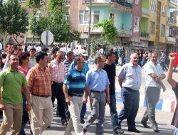 Mut'ta Halk Yürüyüşü Coşkulu Geçti