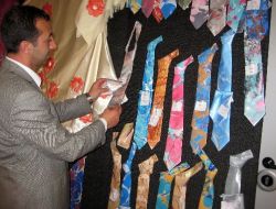 Erzurum'da Kumaş Ebru Sergisi Açıldı