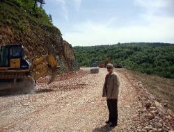 Saraydüzü-Kargı Bağlantı Yolu Yapım Çalışmaları Sürüyor..
