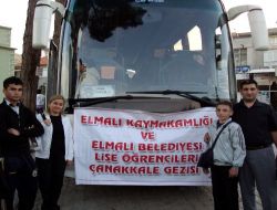 Elmalı'da Başarılı Öğrenciler Çanakkale Gezisiyle Ödüllendirdi