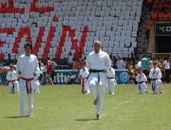 19 Mayıs Bayramı'nda Vali Yardımcısından Karate Gösterisi