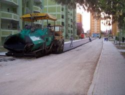 Aksantaş Toki Konutlarının Yolları Asfaltlandı