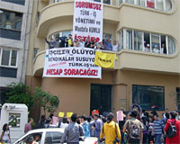 TEKEL işçileri, İzmir Türk İş Temsilciliği'ni bastı!