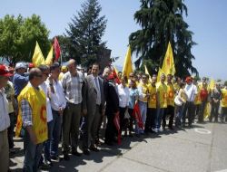 Giresun'da Sendikalar Eylem Yaptı