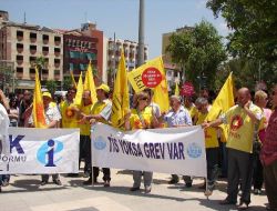 İşçi ve Memurlar Tekel İşçileri İçin Eylem Yaptı!