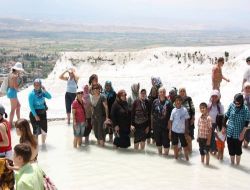 Pamukkale'yi İlk Kez Gördüler!.