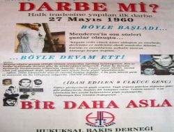 27 Mayıs Darbesi'ne İlanlı Protesto