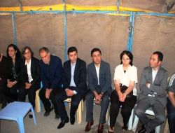 Demirtaş Ve Kışanak, Taziye Çadırını Ziyaret Etti