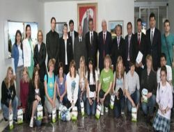 Aksu Anadolu Lisesi Almanya Heyetini Ağırladı