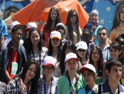 Samsun'da Bulunan Konuk Öğrenciler, Lunaparkta Doyasıya Eğlendi