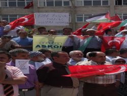 Burdur'da 50'ye Yakın Sivil Toplum Örgütü İsrail'in Saldırısını Protesto Etti
