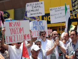 İsrail Saldırıları Mersin'de De Protesto Edildi