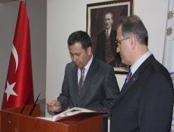Ağrı Valisi Yerlikaya, Emniyet Müdürü Kuru'yu Ziyaret Etti