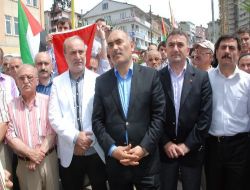 Yardım Gemilerine Saldıran İsrail, Ereğli'de De Protesto Edildi!
