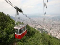 Bursa'da Teleferik Seferlerinde Yaz Uygulaması Başladı