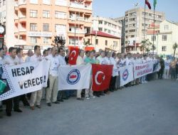 Giresun'da İsrail'in Kanlı Saldırısı Protesto Edildi