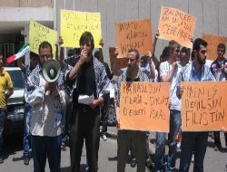 Dicle Üniversitesi Öğrencileri İsrail'i Protesto Etti