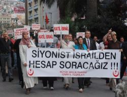Bbp ve Alperen Ocakları İsrail'i Protesto Etti!