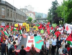 Trabzon'da İsrail'e Büyük Tepki