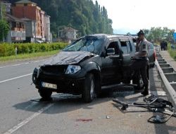 Rize'de Trafik Kazası:1ölü