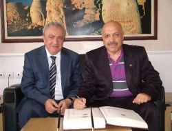 Hizmet İş Sendikası Genel Başkanı Arslan Vali Sodan'ı Ziyaret Etti