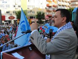 Niğde'de İsrail'e Lanet, Filistin'e Destek Mitingi Düzenlendi!