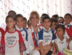 Çocuklar Gülsün Diye" Kampanyası Kapsamında Yaptırılan Anaokullarının İkincisi Mardin'de Gülben Ergen Tarafından Açıldı.