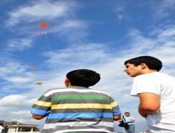 Fethiye'de Gökyüzü Uçurtmalarla Şenlendi