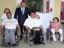Bedensel Engelli Kulüp Başkanı, Genç'i Ziyaret Etti