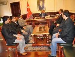 Gazetecilerden Yozgat Valisi Şentürk'e Ziyaret